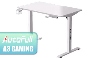 autofull-a3-electric-gaming-desk-white - Image 1