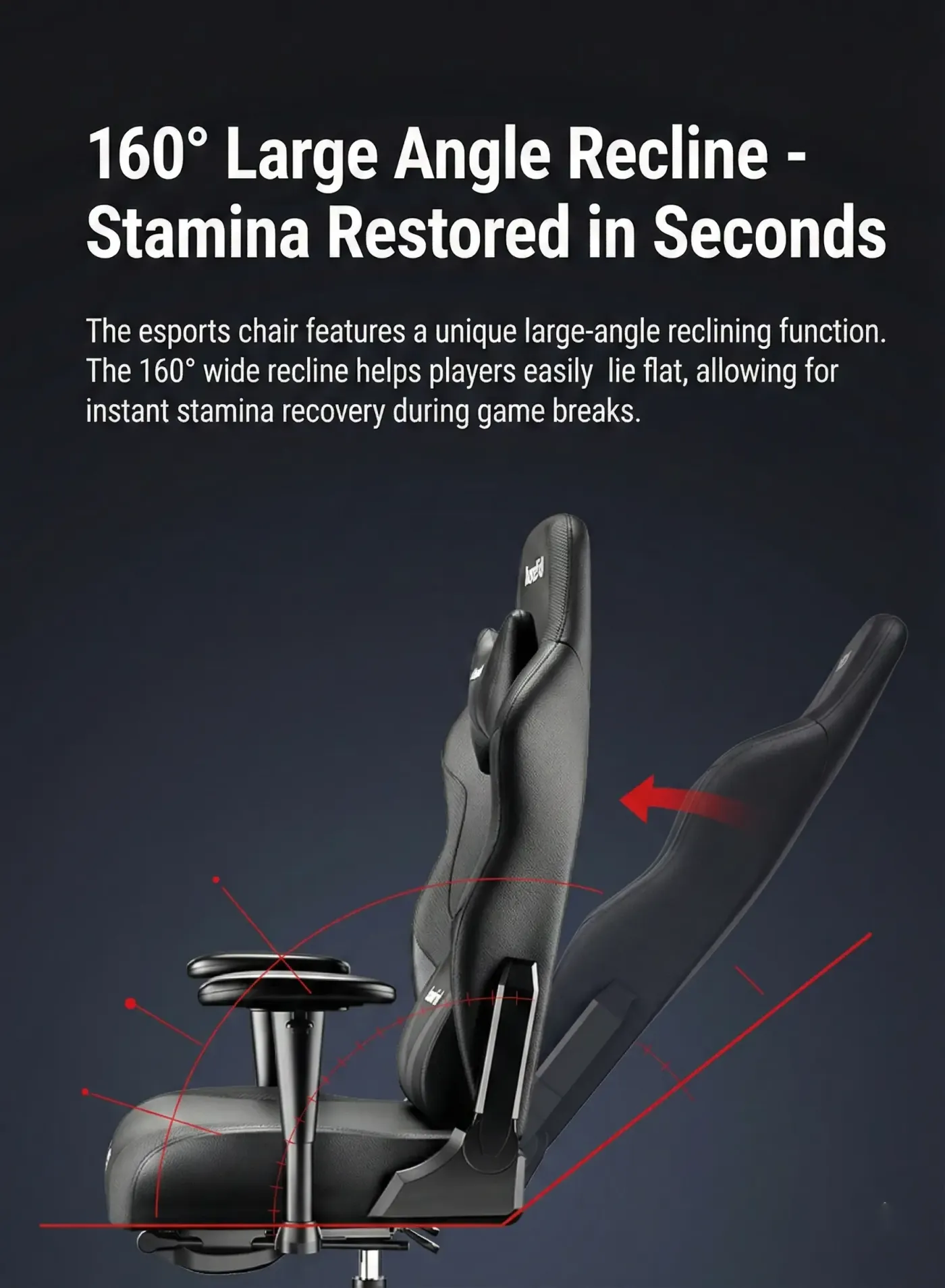 2D height-adjustable armrest on the AutoFull C3 Essential