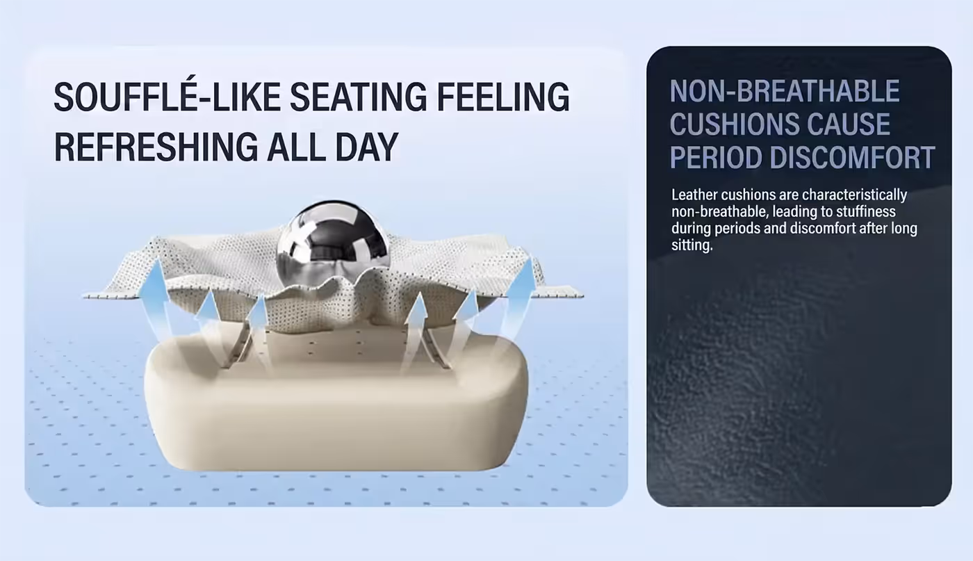 Seat width of the AutoFull C3 Pro womens gaming chair