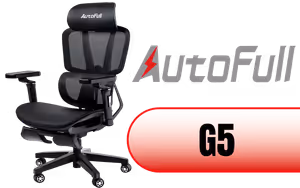 autofull-g5-gaming-chair-silver - Image 1
