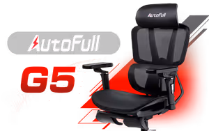 autofull-g5-gaming-chair-silver - Image 1