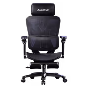 AutoFull G5 Purple Gaming Chair - 3D Lumbar Support - image 2