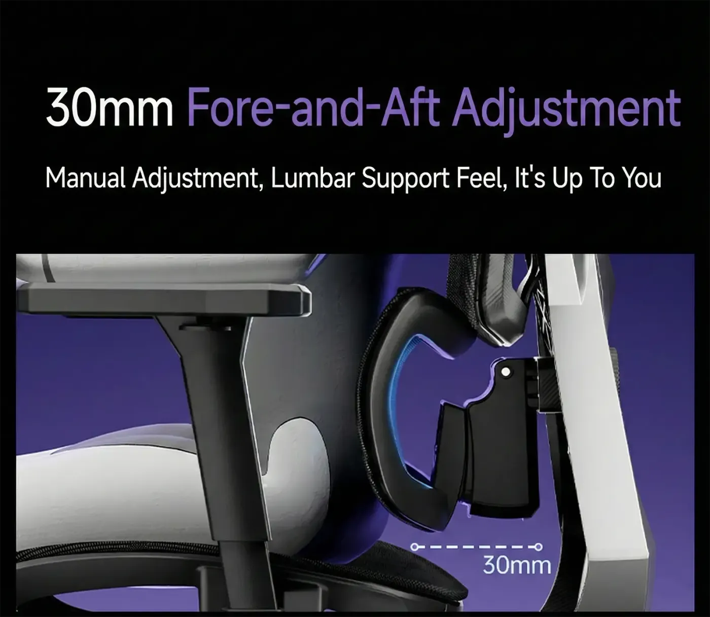 Armrest height and depth adjustment on the AutoFull G5