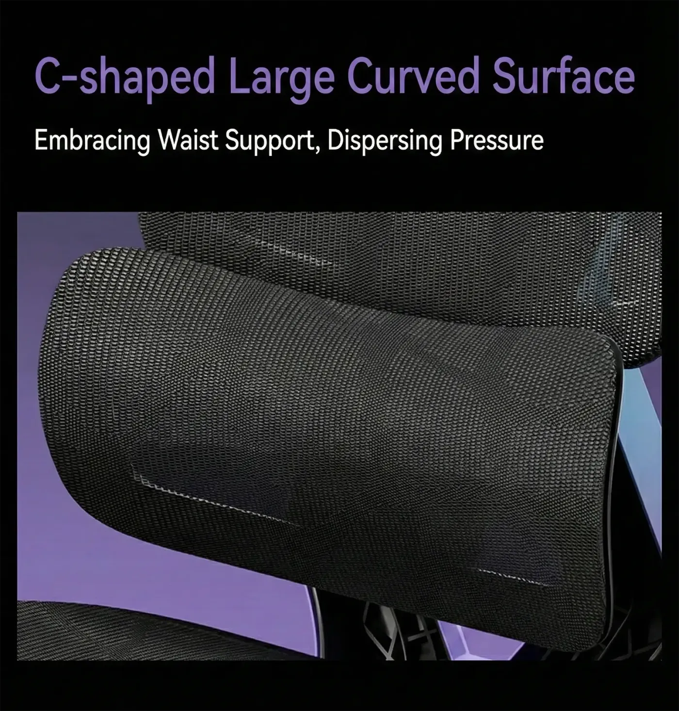 Air2.0 Space Mesh panel on the AutoFull G5 backrest