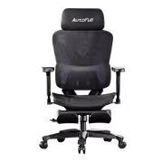 AutoFull G5 Gaming Chair Silver with 3D Lumbar Support - image 2