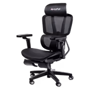 AutoFull G5 Gaming Chair Silver with 3D Lumbar Support - image 3