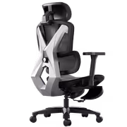 AutoFull G5 Gaming Chair Silver with 3D Lumbar Support - image 5