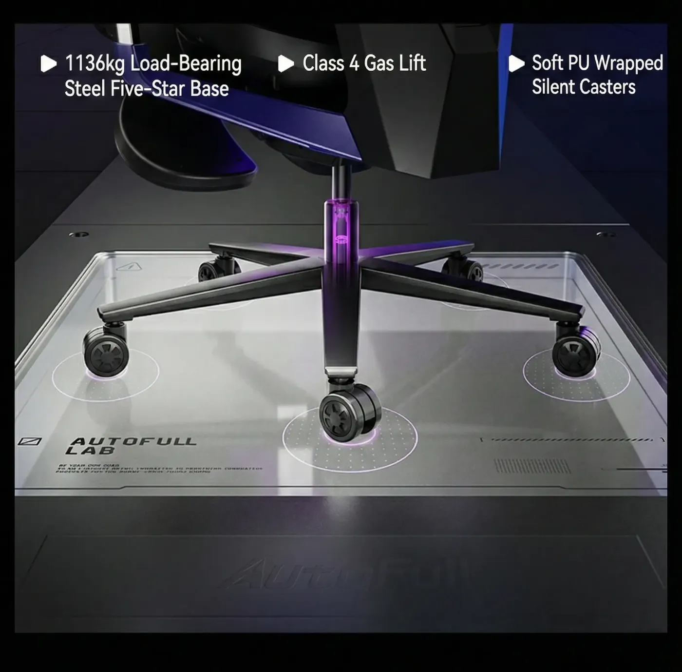 AutoFull G7 gaming chair shown in a three-quarter view