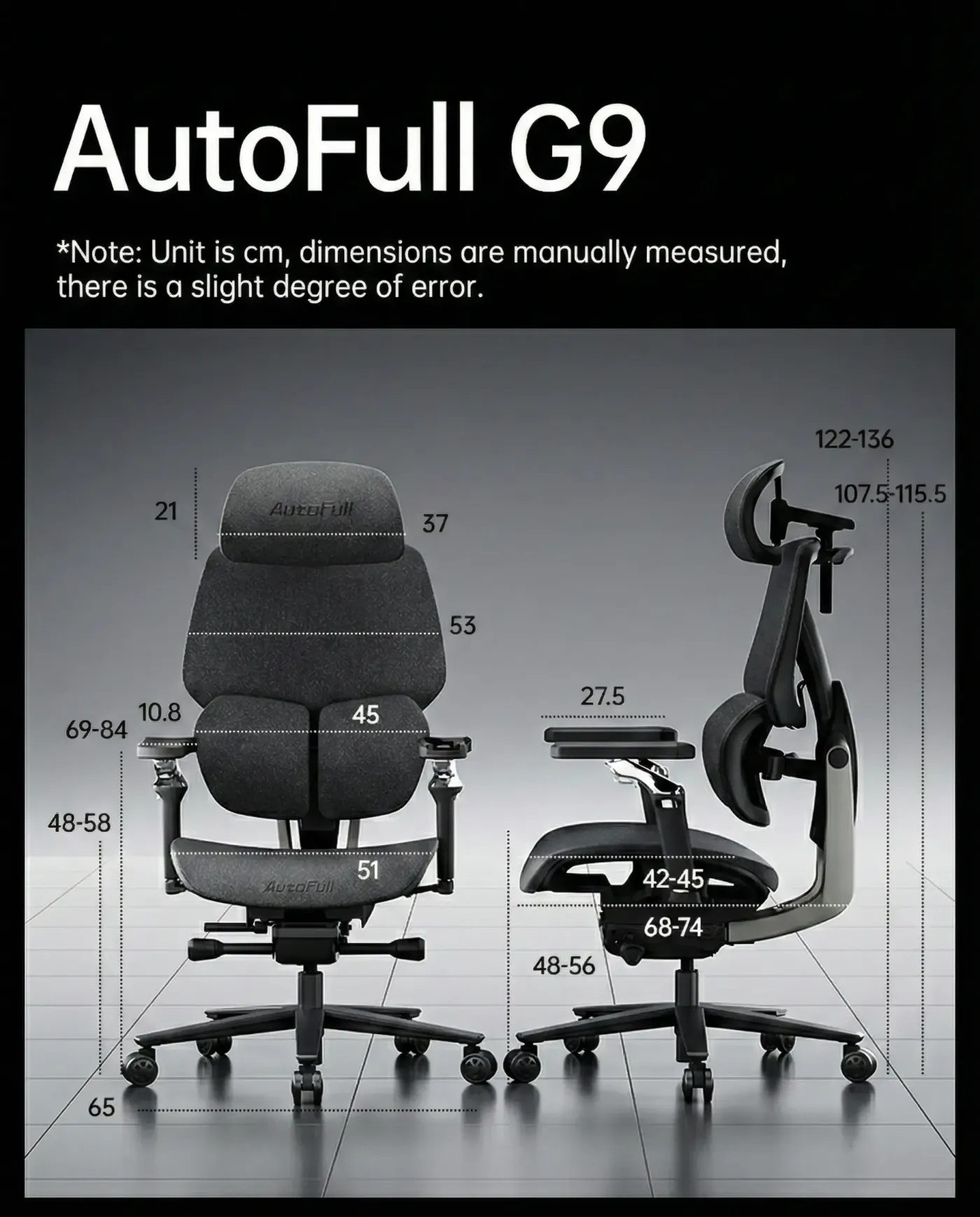 Class 4 SGS and TUV certified gas lift on the AutoFull G9