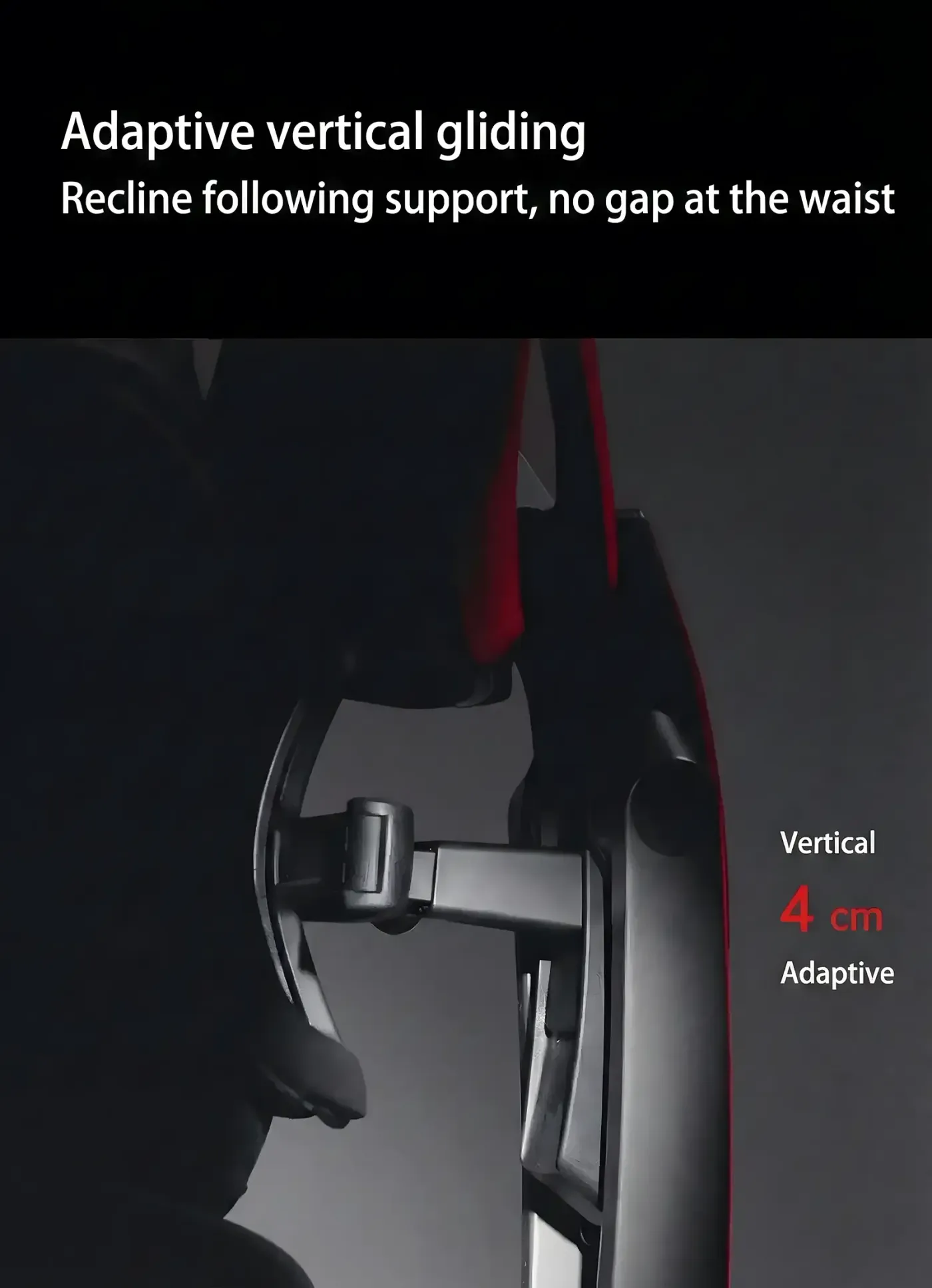 Wraparound lumbar section of the AutoFull G9 closing around the waist