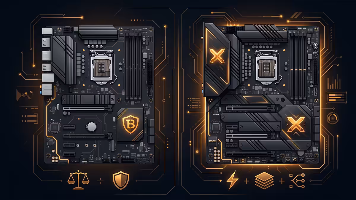 B-series vs X-series motherboard