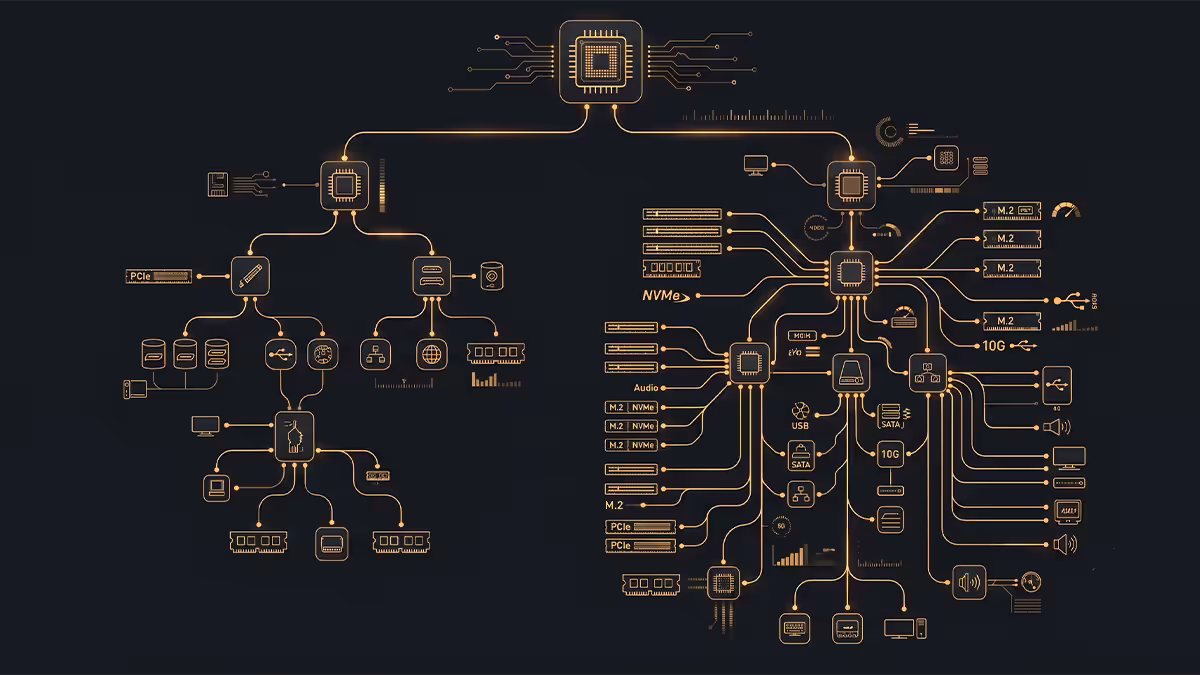 Chipset hierarchy