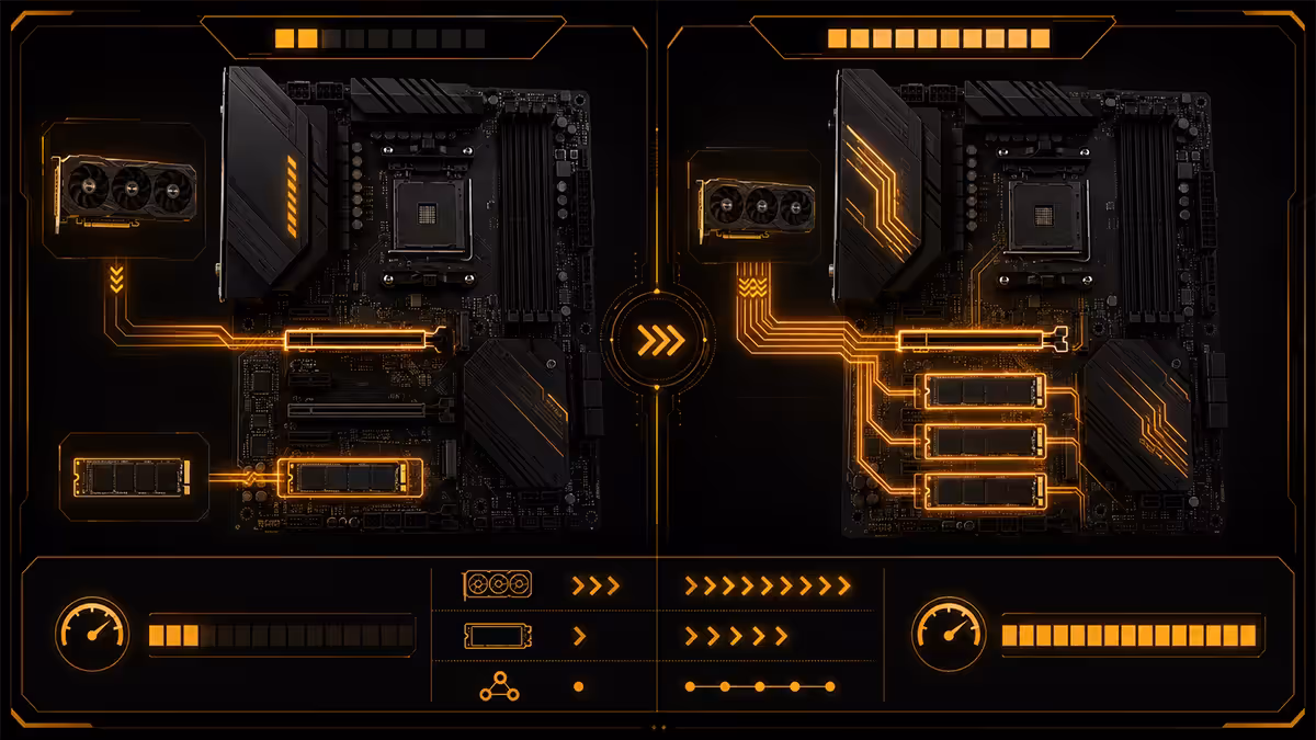 B850 vs X870 PCIe Gen 5