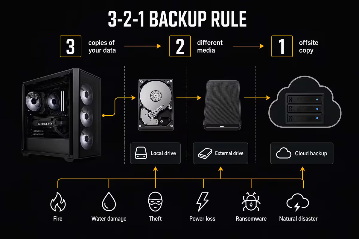 The 3-2-1 rule - and why it survives every threat