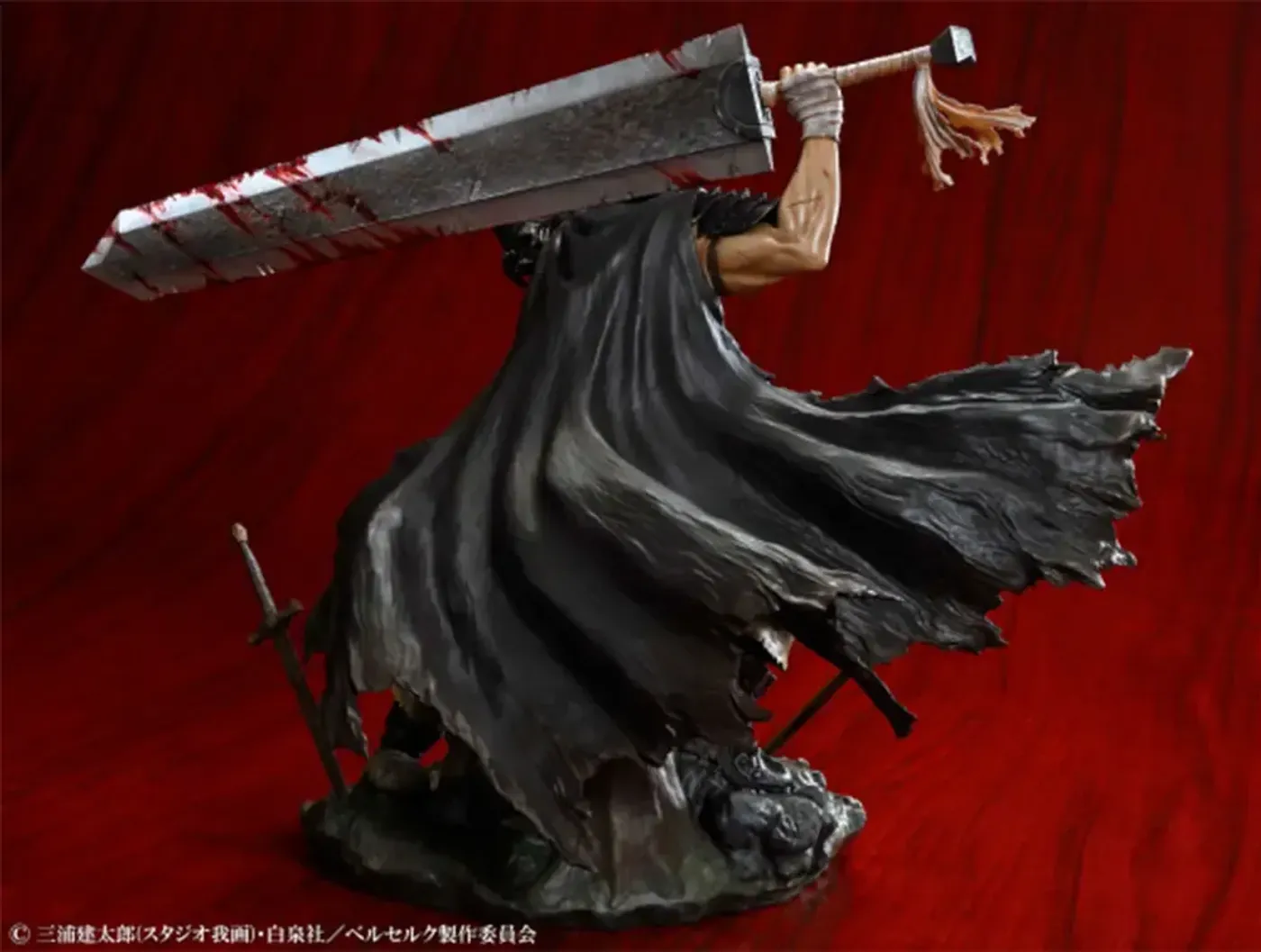 The exclusive Launch Start bonus face parts supplied with the Guts figure