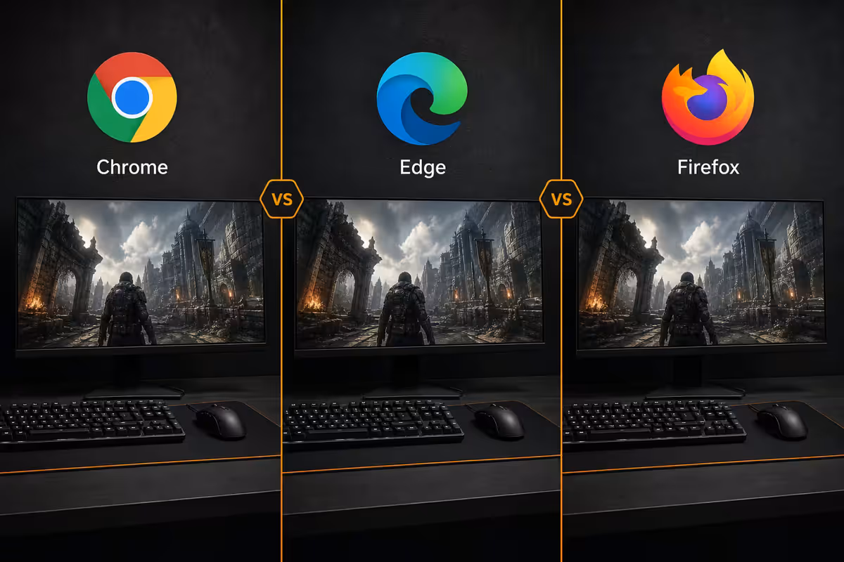 Best Browser Gaming Chrome Edge Firefox