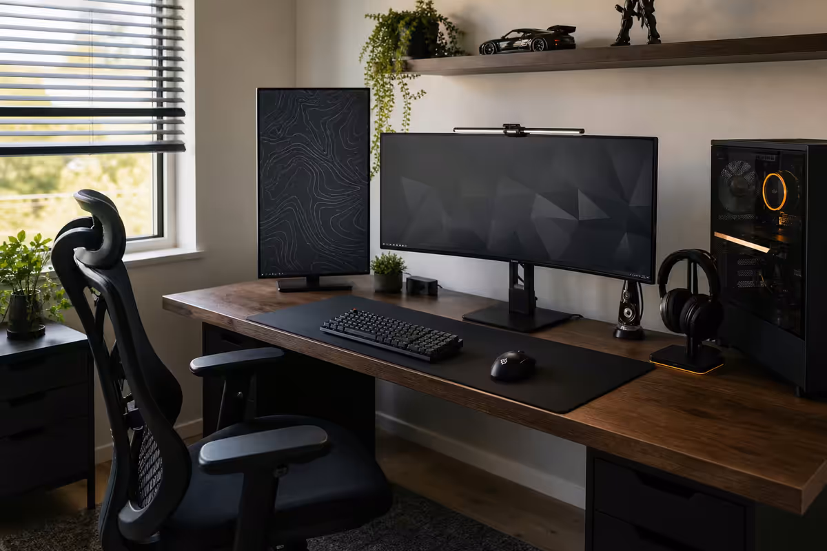 Best Desk Layout Productivity Gaming