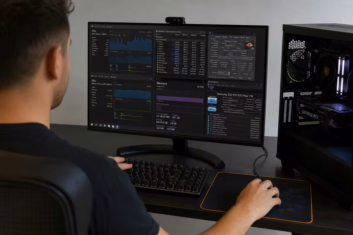 Monitoring & diagnostics - see what your PC is actually doing
