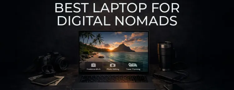 Best laptop for digital nomads South Africa - lightweight, long battery life
