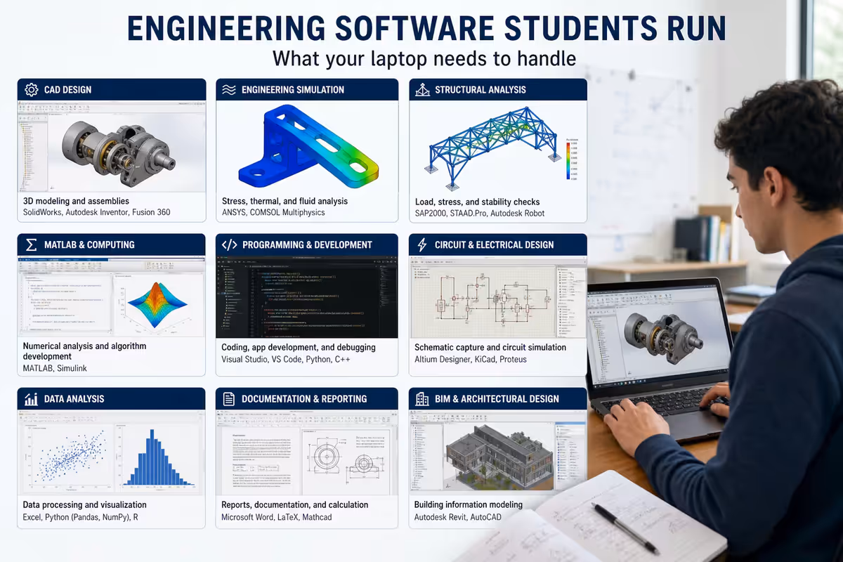 The engineering software stack - what your laptop actually runs
