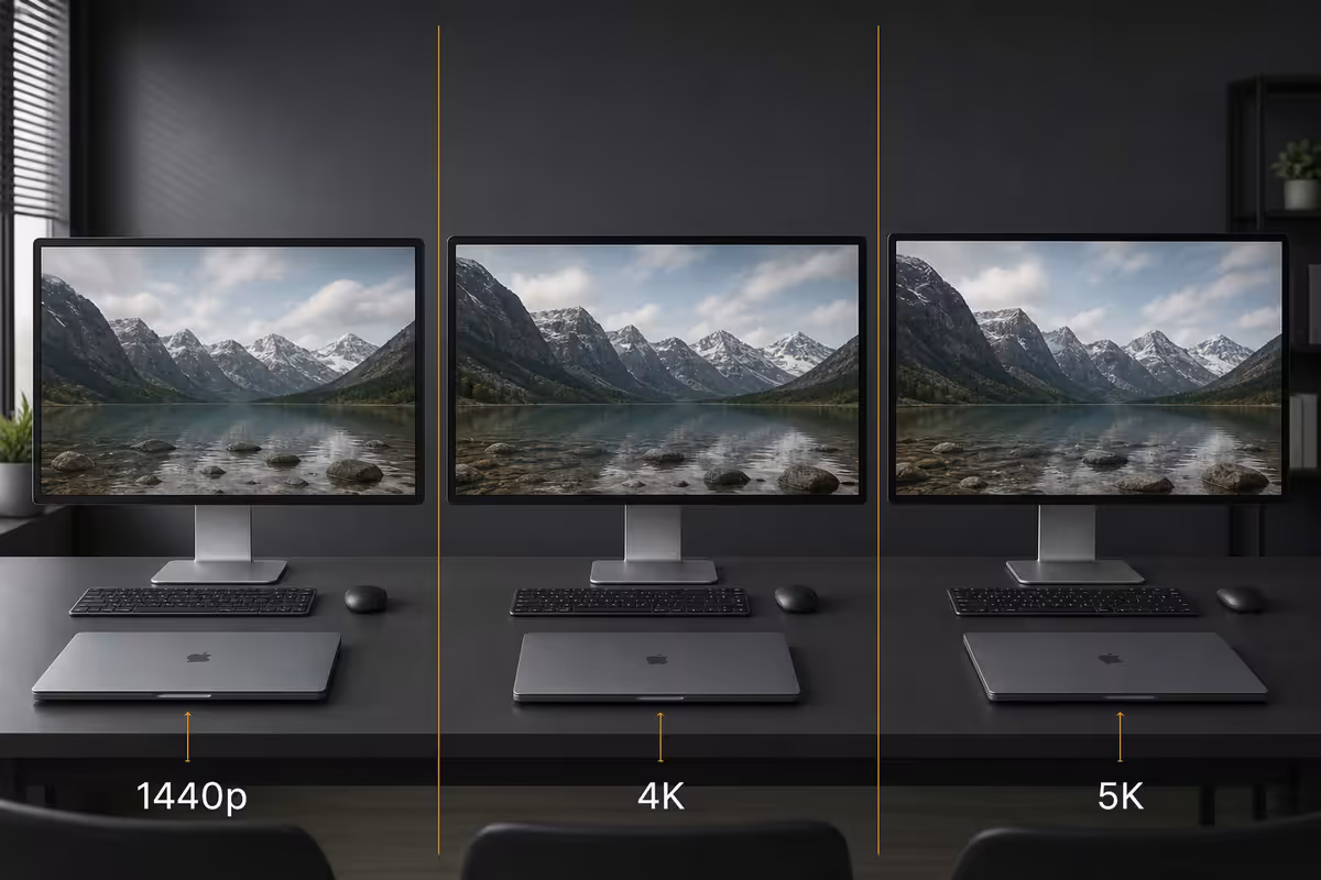 4K vs 5K vs 1440p on macOS