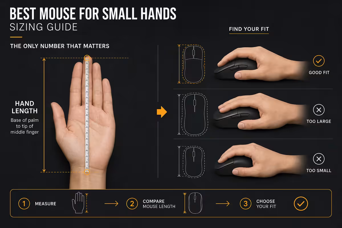 Measure your hand - the only number that matters