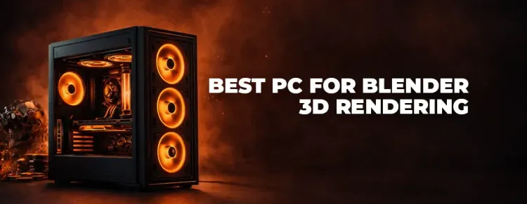 High-performance PC for Blender 3D rendering and animation