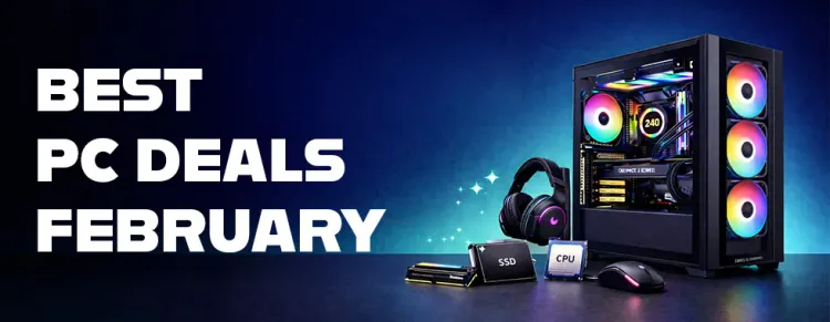 Best PC Deals — February 2026 | Gaming PCs, Laptops & Components | Evetech