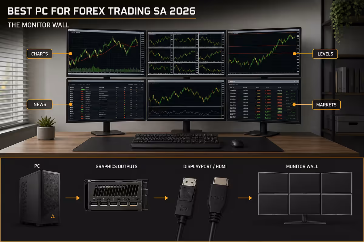 A trader's PC isn't a gaming PC with more screens