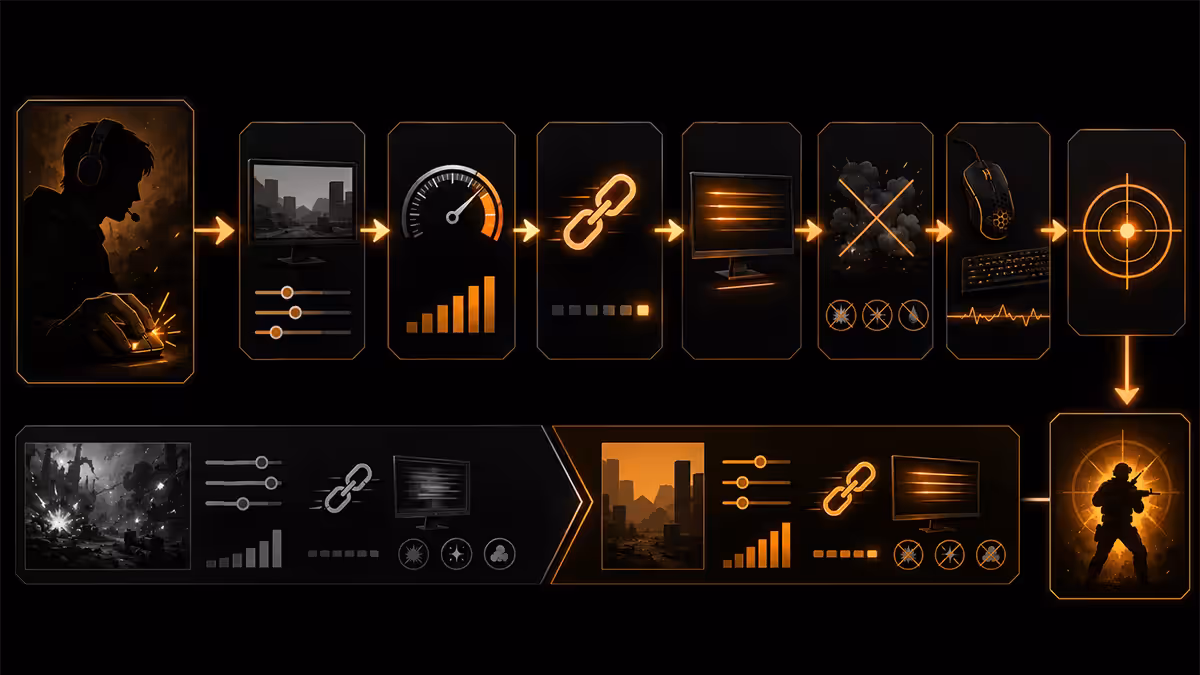 Latency-first esports settings