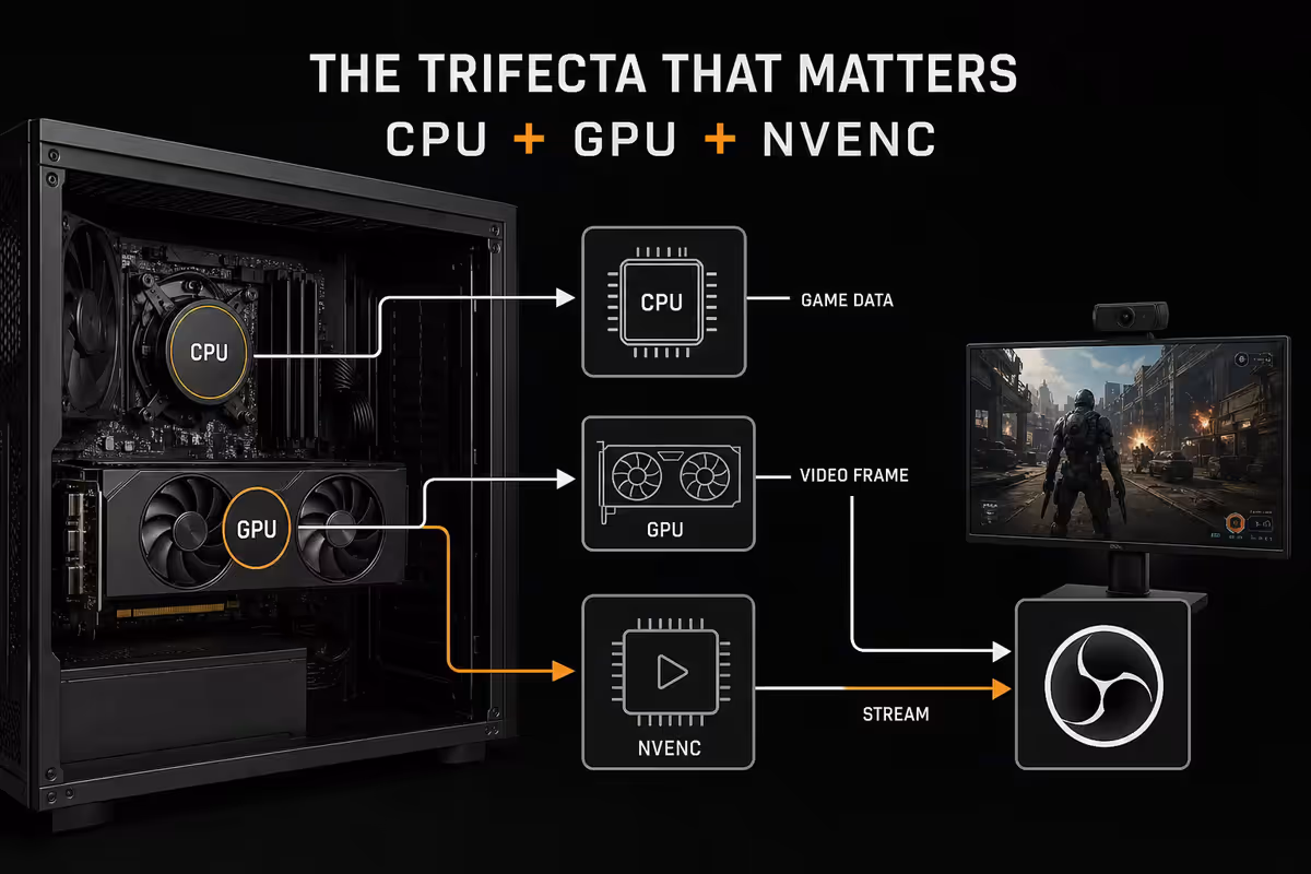 What a streaming + gaming PC actually does