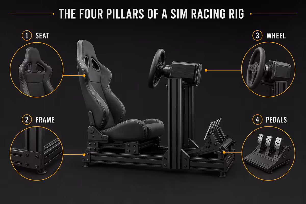 The 4 pillars of a sim racing rig