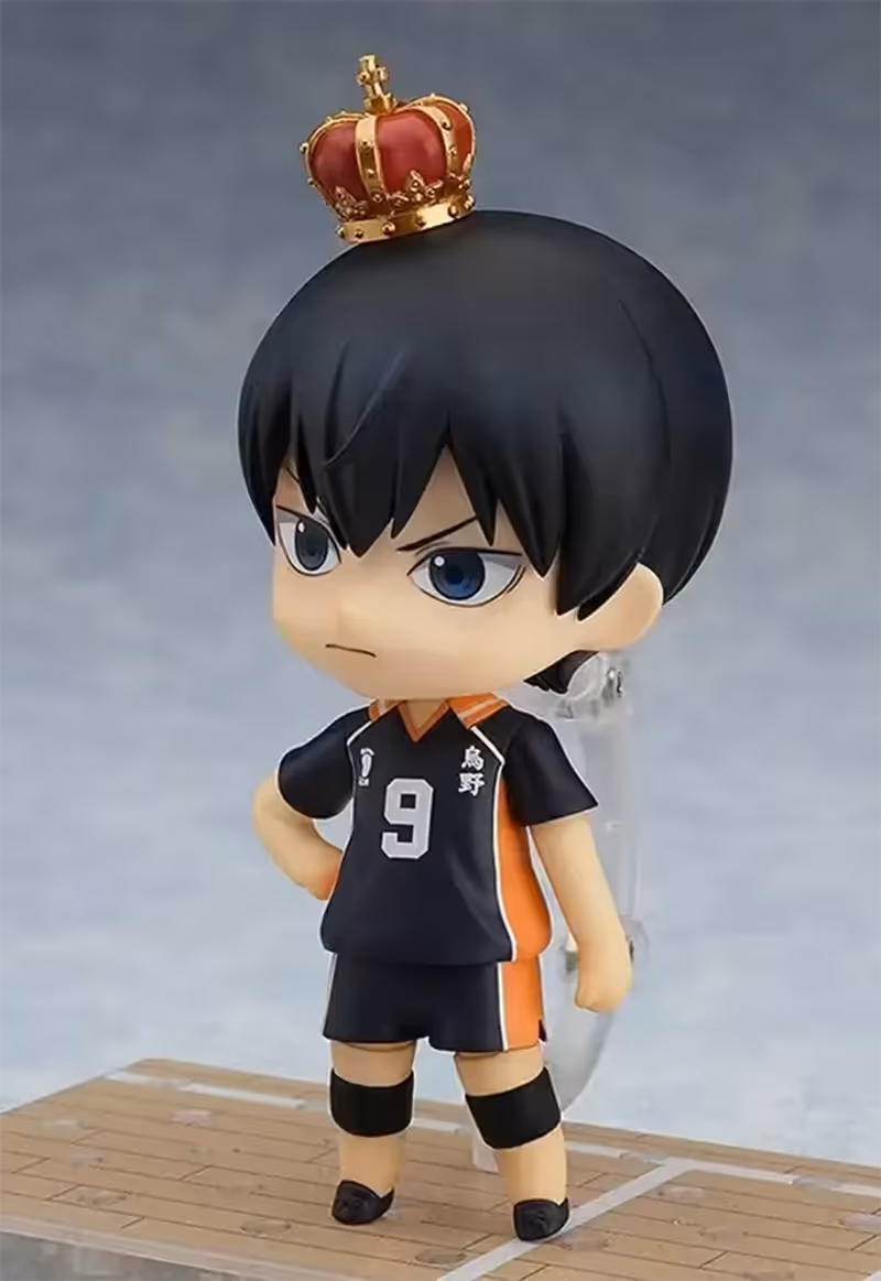 Nendoroid Tobio Kageyama posed in an action stance
