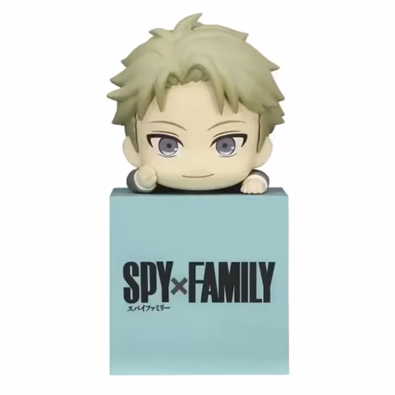Close view of the detailed finishing on a Spy×Family chibi figure