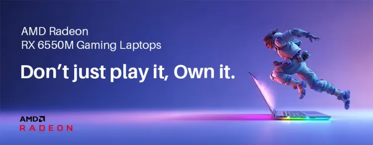Radeon RX 6550M gaming laptops South Africa