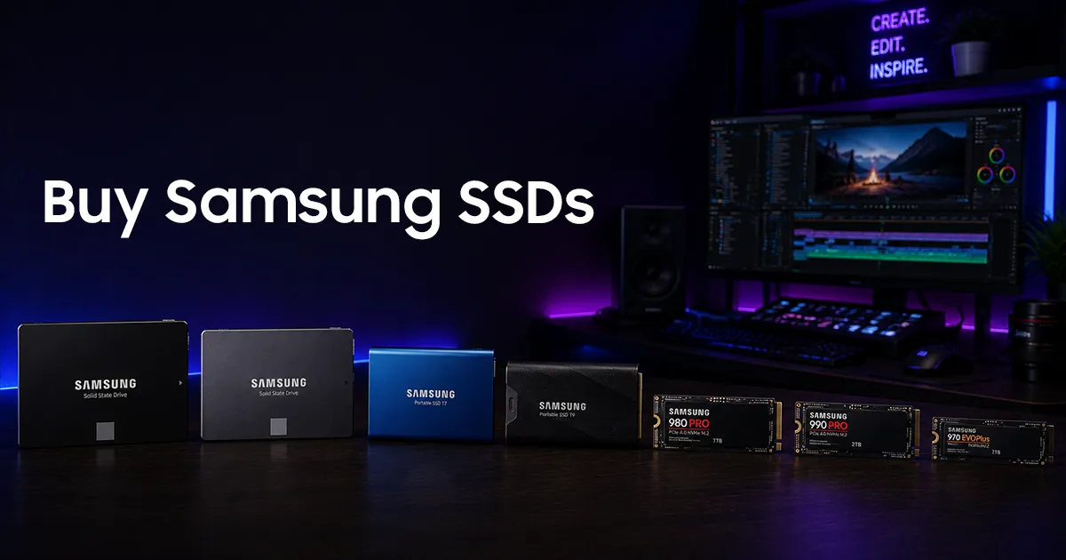 Samsung SSDs South Africa – Fast NVMe & SATA | Evetech