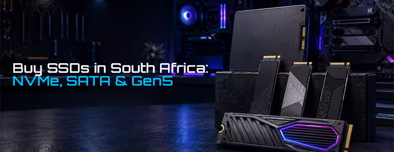 Buy SSDs in South Africa - NVMe, SATA & Gen5 SSDs for PC, Laptop & Gaming