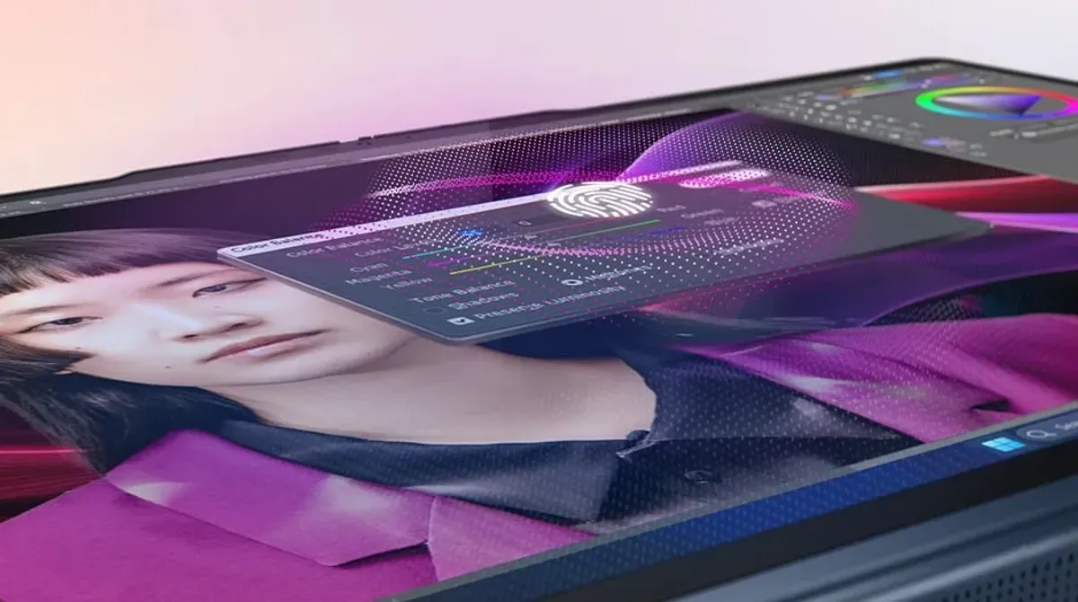 Close-up view highlighting the clarity and responsiveness of the OSG touchscreen