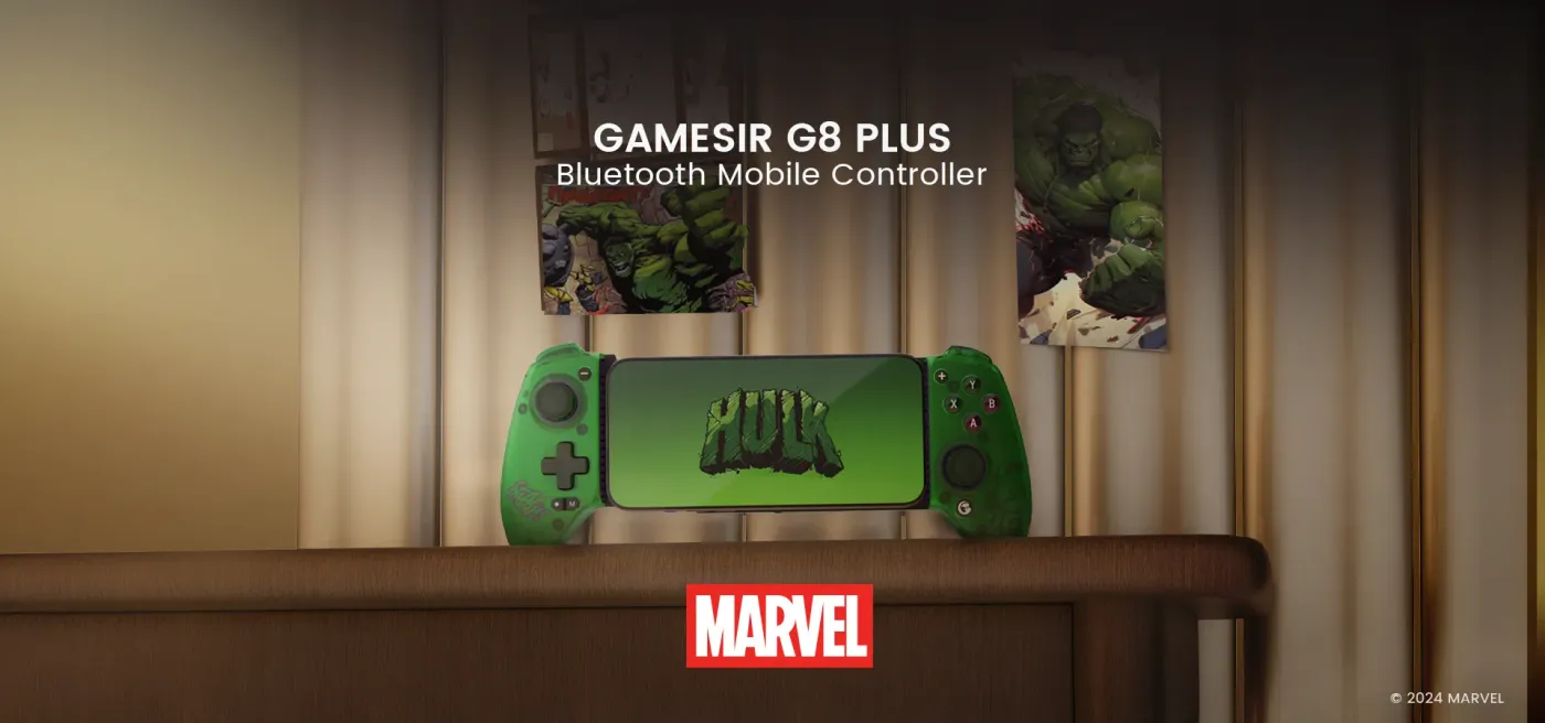 GameSir G8 Plus Hulk Edition Marvel licensed mobile gaming controller