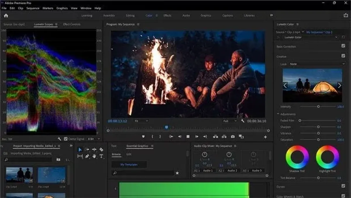 AI-powered interface automatically grouping GoPro footage into activity-based albums
