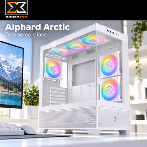 Xigmatek Alphard Arctic White Mid Tower — E-ATX Support - image 2