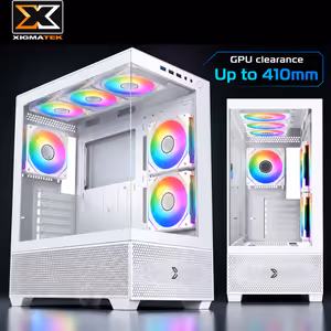 Xigmatek Alphard Arctic White Mid Tower — E-ATX Support - image 4
