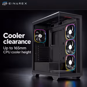 EINAREX Prisma S700 ATX Mid-Tower Case - Black - image 6