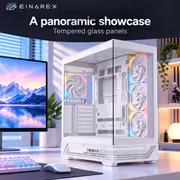 EINAREX Prisma S800 White ATX Mid-Tower Case - image 2
