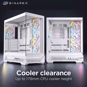 EINAREX Prisma S800 White ATX Mid-Tower Case - image 5