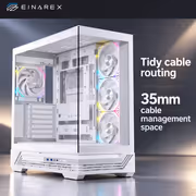 EINAREX Prisma S800 White ATX Mid-Tower Case - image 6