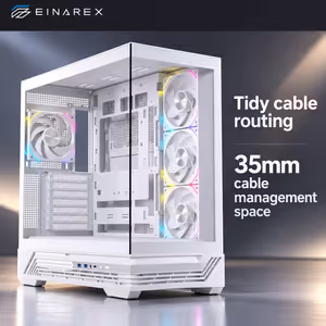 EINAREX Prisma S800 White ATX Mid-Tower Case - image 6