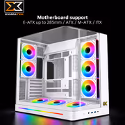 Xigmatek Pano II Arctic Gaming Case w/ 8 ARGB Fans - image 4