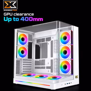 Xigmatek Pano II Arctic Gaming Case w/ 8 ARGB Fans - image 5