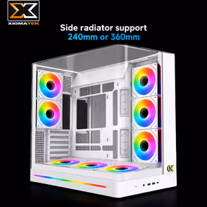 Xigmatek Pano II Arctic Gaming Case w/ 8 ARGB Fans - image 6